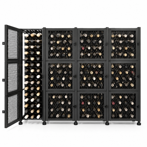VintageView Case & Crate 192 Bottle Lockable Wine Locker