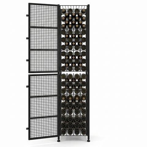 VintageView Case & Crate 96 Bottle Lockable Wine Cabinet