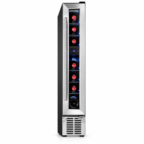 EdgeStar 7 Bottle Built-In Compact Wine Cooler, 6"