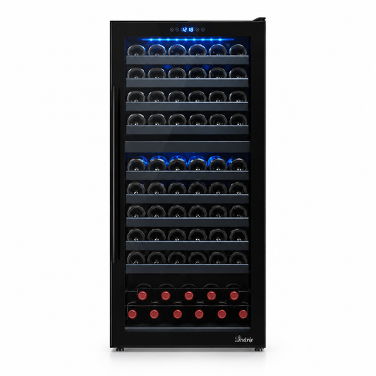 Vinotemp VT-122TS-2Z 110 Bottle Dual Zone Wine Cooler
