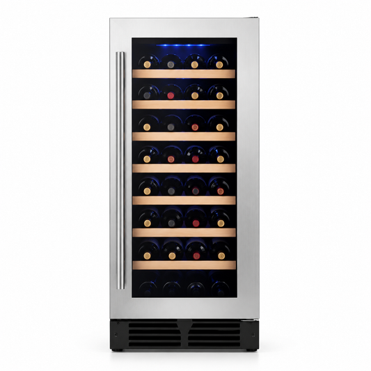 Whirlpool 34 Bottle Built-In Wine Refrigerator, 15"
