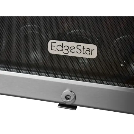 EdgeStar - 20 Inch Wide 44 Bottle Capacity Free Standing Wine Cooler with Reversible Door and LED Lighting - Wine Sanctuary