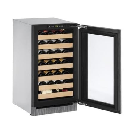 U-Line 18 Inch Wide 31 Bottle Capacity Undercounter Glass Door Wine Cooler 2000 Series - Wine Sanctuary