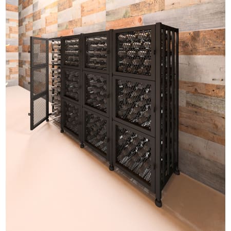 VintageView Case and Crate 192 Bottle Capacity 3-1/2 Foot Tall Free Standing Wine Cabinet - Wine Sanctuary